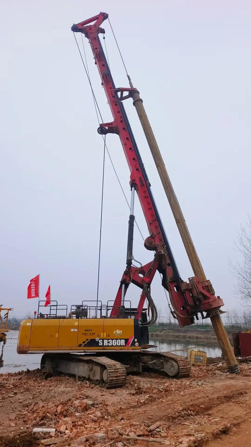 19年三一360R配機鎖桿旋挖鉆機 高效施工的可靠選擇